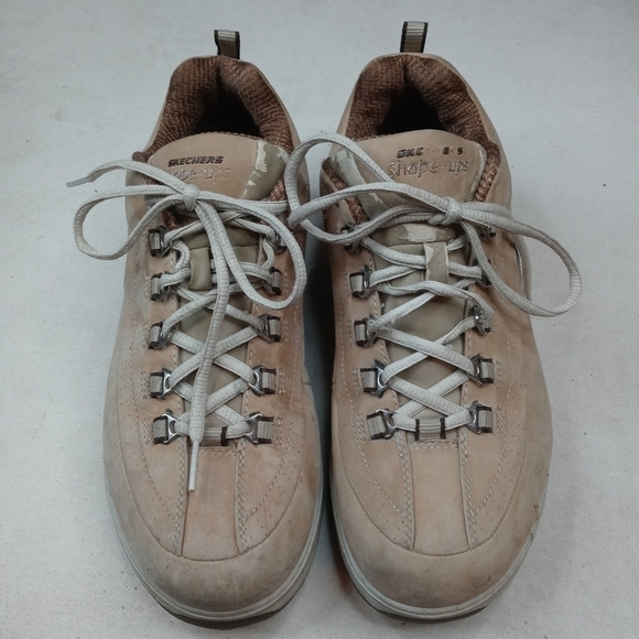 Skechers Shape Ups women's brown leather sz 10 - Picture 1 of 8